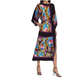 La DoubleJ Gateway Printed Midi Dress size XS